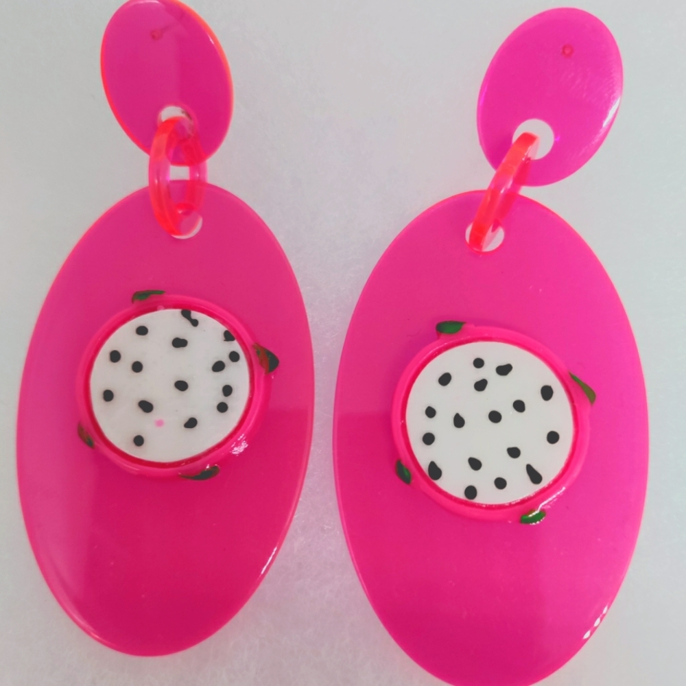Dragon Fruit Earrings